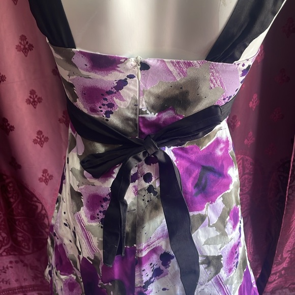 3/$20 Y2K Does Rockabilly Purple & Black Circle Sundress Byer Size Seven - Picture 5 of 11